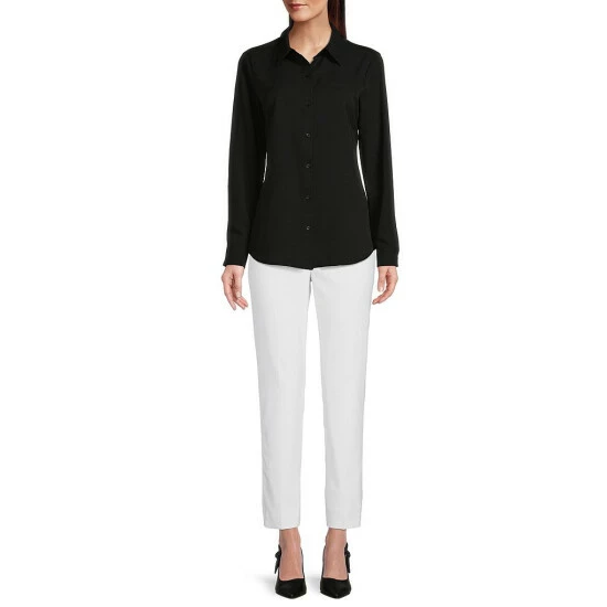 Best Pirce ⭐ Alex Marie Piper Solid Button Down Collar Long Sleeve Blouse Sandstone Tan ⭐ 3 Best Pirce ⭐ Alex Marie Piper Solid Button Down Collar Long Sleeve Blouse Sandstone Tan ⭐ - Image 3