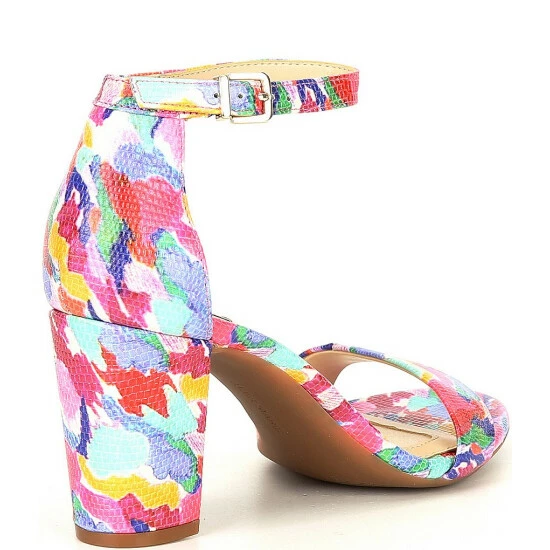 Top 10 ✨ Alex Marie Halmar Multi Ankle Strap Leather Block Heel 🩴 Sandals Carmen Multi ⌛ 2 Top 10 ✨ Alex Marie Halmar Multi Ankle Strap Leather Block Heel 🩴 Sandals Carmen Multi ⌛ - Image 2