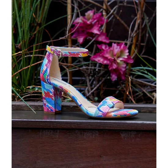 Top 10 ✨ Alex Marie Halmar Multi Ankle Strap Leather Block Heel 🩴 Sandals Carmen Multi ⌛ 7 Top 10 ✨ Alex Marie Halmar Multi Ankle Strap Leather Block Heel 🩴 Sandals Carmen Multi ⌛ - Image 7