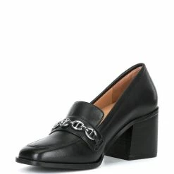 Promo ⌛ Alex Marie Farin Leather Chain Hardware Loafer Pumps Black 👍 -Alex Marie Shop unnamed file 917