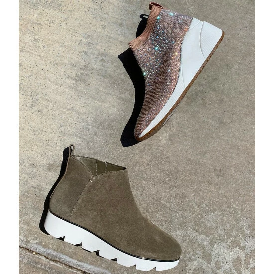 Buy π Alex Marie Halika Rhinestone Embellished Knit Wedge π Sneakers Merlot π 7 Buy π Alex Marie Halika Rhinestone Embellished Knit Wedge π Sneakers Merlot π - Image 7